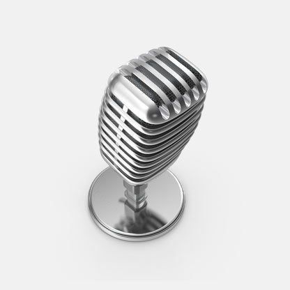 Retro Microphone With Low Noise